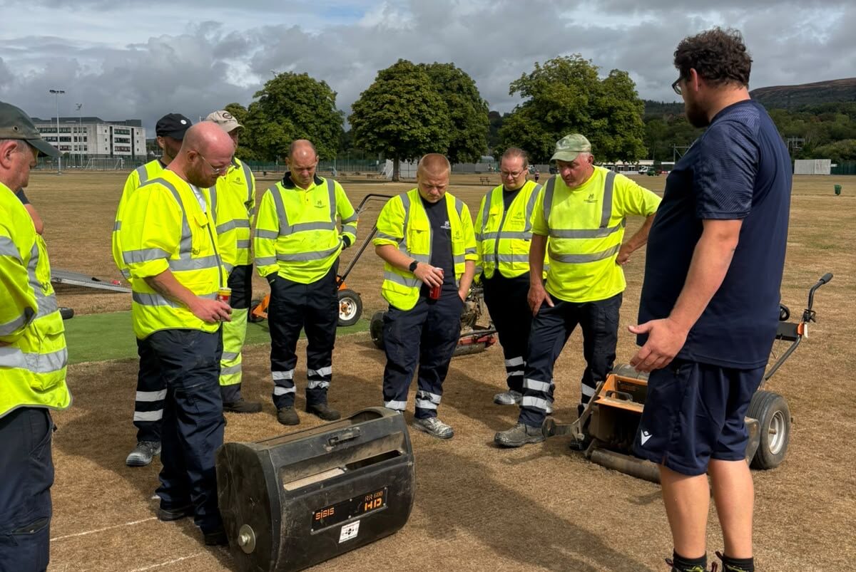 The Grounds Managers Workshop in a new programme designed to support the long-term improvement of cricket facilities in RCT.